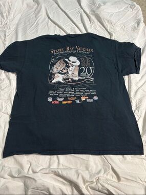 Gildan Black Stevie Ray Vaughan Remembrance Graphic Tee